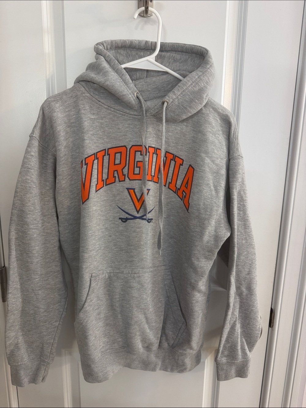Virginia Men's Gray Crewneck Sweatshirt